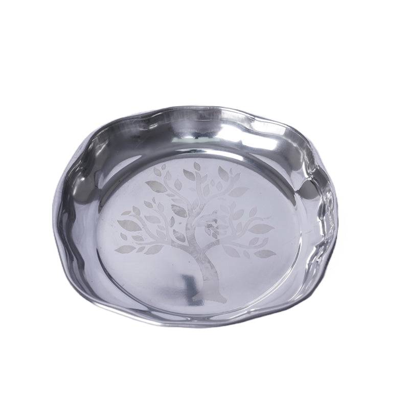 Snacks PlateLaser Design Set of 2