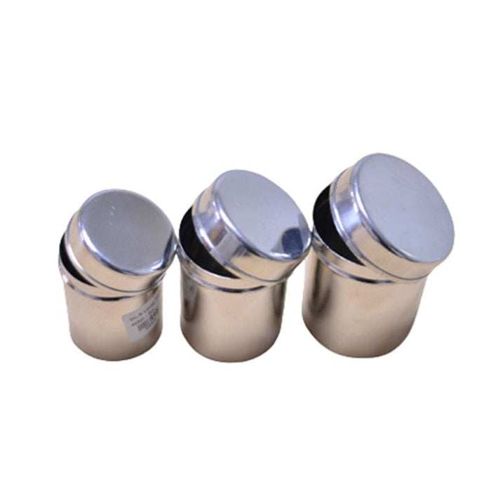 Stainless Steel Storage container Nested - Set Of 3