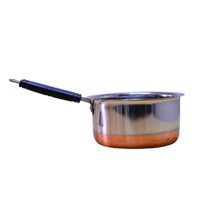 Stainless Steel Copper Bottom Tea Pan-1 Ltr - FromIndia.com