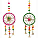Multicolored Door Hanging  Ring Bells set of 2 - FromIndia.com