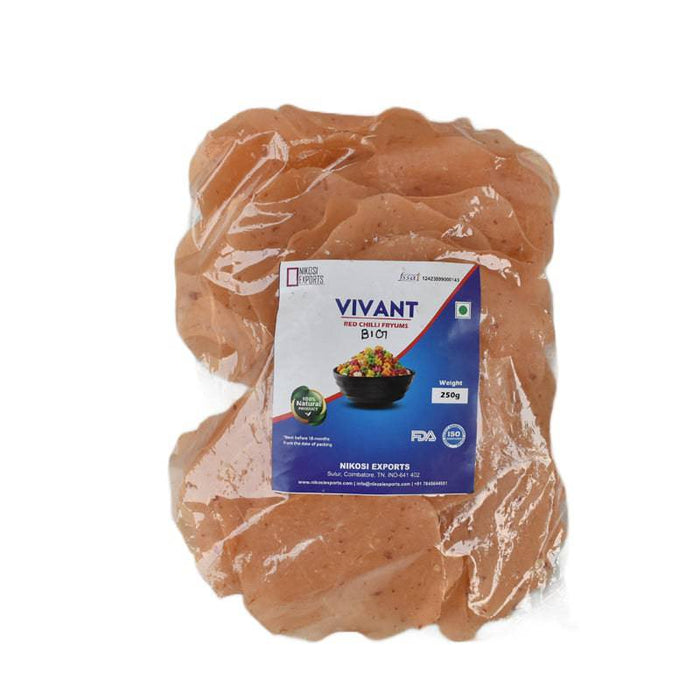 Vivant Red Chilli Fryms (Vadagam) big - 250 g