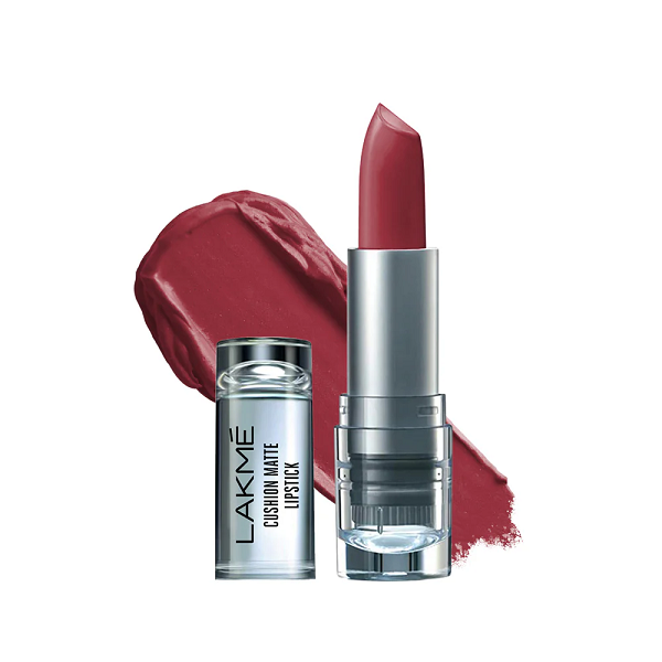 Lakme Cushion Matte Lipstick Red Royale - 4.5 g