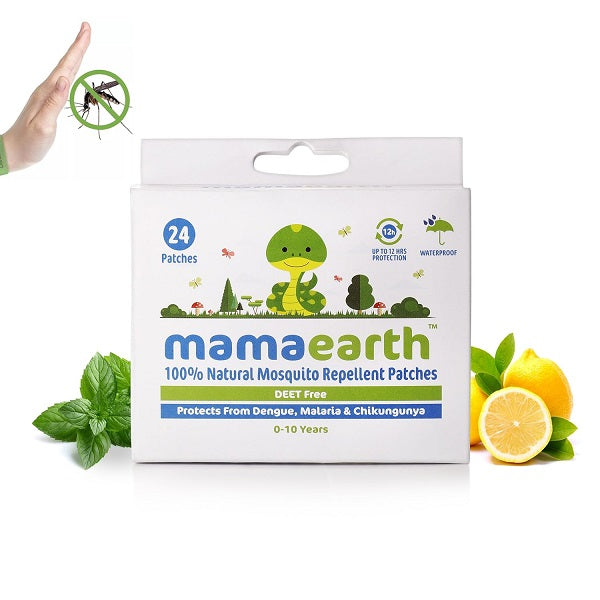 Mamaearth Natural Repellent Mosquito Patches For Babies With 12 Hour Protection - 1 pc