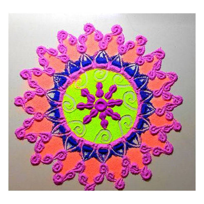 Rangoli Premium 150 gram Pouch 8 Color Set - FromIndia.com