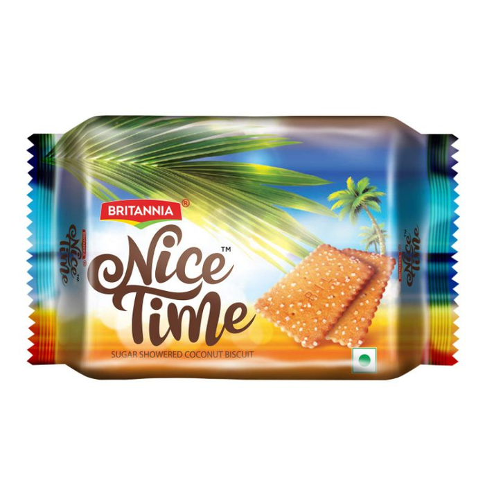 Britannia Nice Time Coconut Biscuits - 80 g