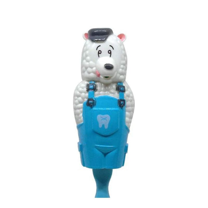 Farm Sheep Animal Cartoon Toy manual Tooth Brush For Kids (Blue) - 1 pc