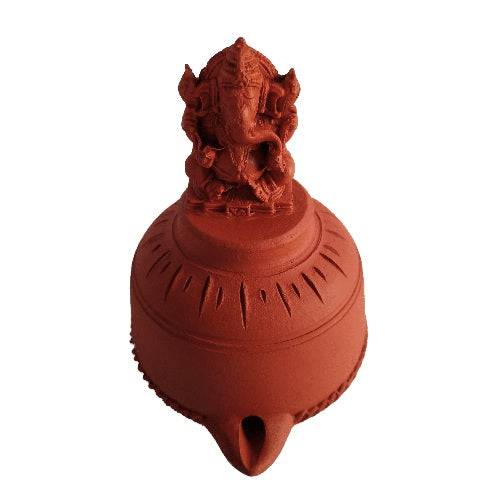 Kulturestreet Ganesha Magic Diya Puja Decor Kulture Street - 1 Pc