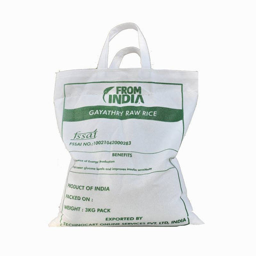 Raw Rice 3kg - Gayathry - FromIndia.com