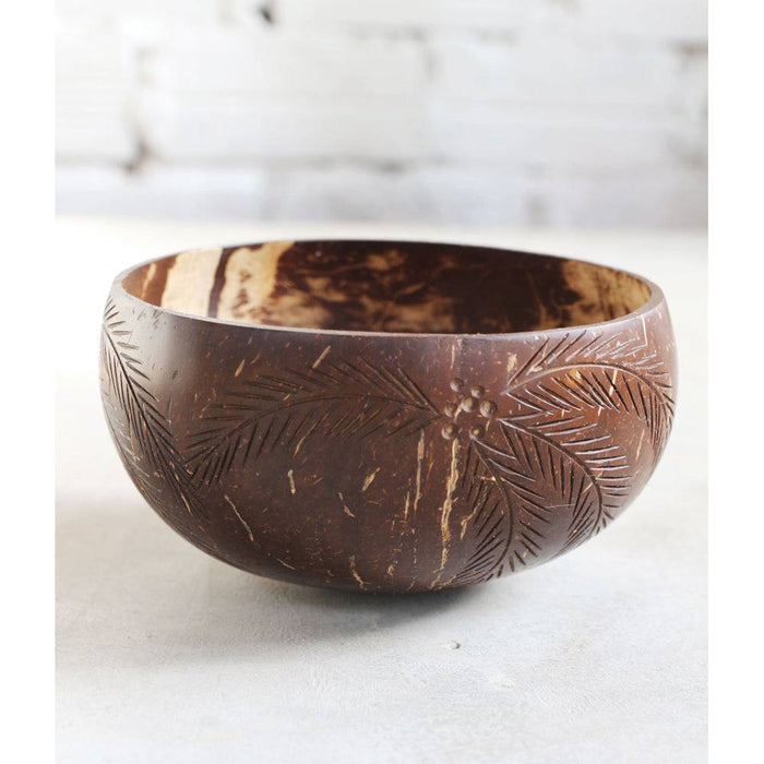 Coconut Palm Leaf Bowl With Cutlery - 1 Jumbo Bowl