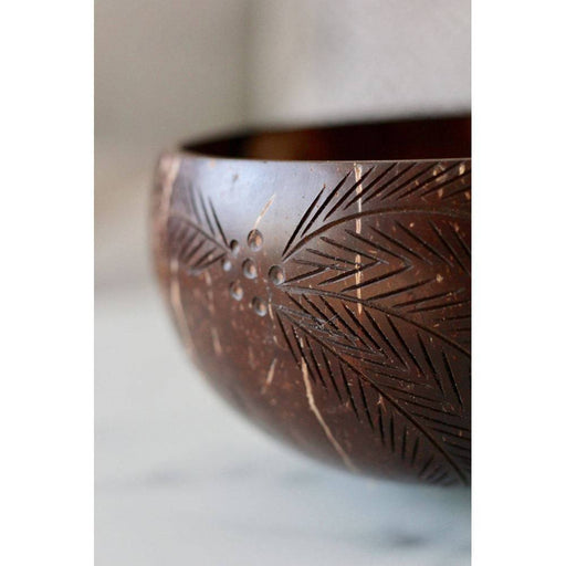 Palm Leaf Bowl With Cutlery - FromIndia.com