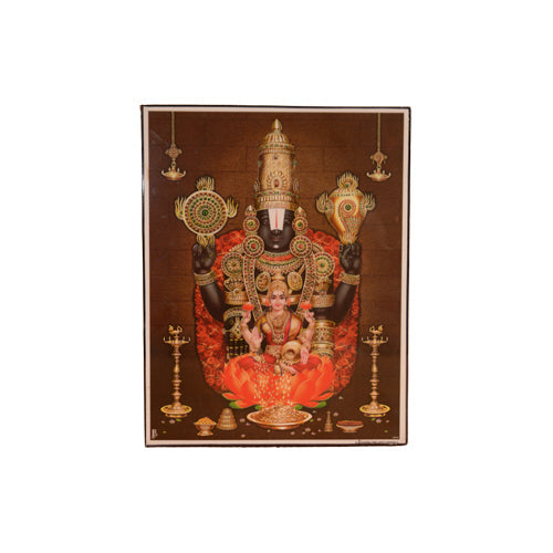 Tirupati Balaji Photo Frame - 1 Pc