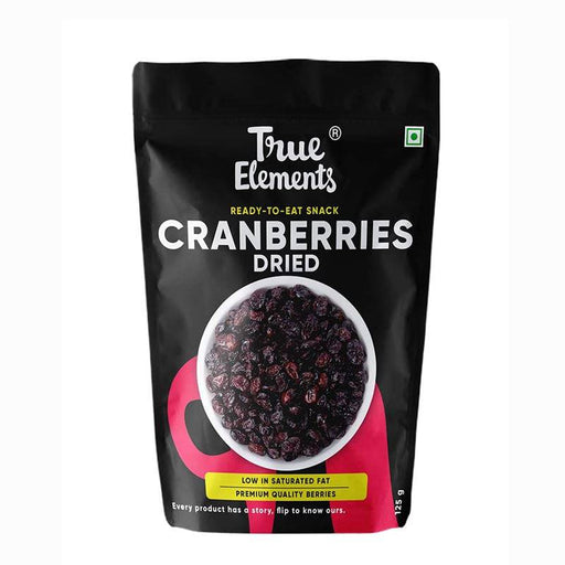 True Elements Dried Whole Cranberries 125gm - FromIndia.com