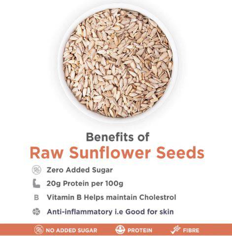 True Elements Raw Sunflower Seeds 125gm - FromIndia.com