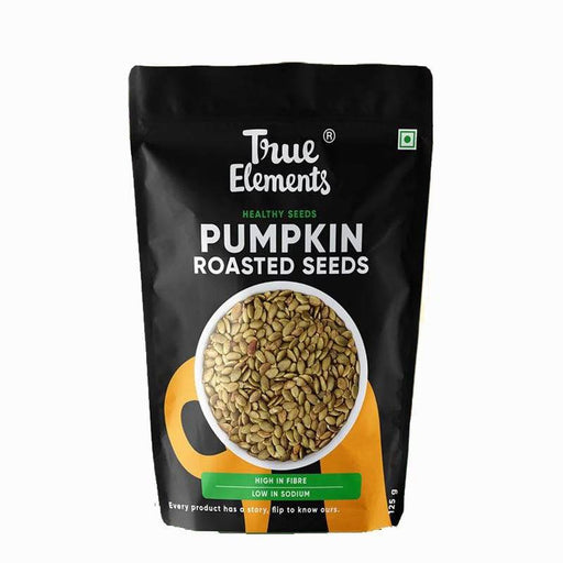 True Elements Roasted Pumpkin Seeds 125gm - FromIndia.com