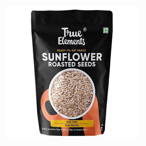 True Elements Roasted Sunflower Seeds 125gm - FromIndia.com