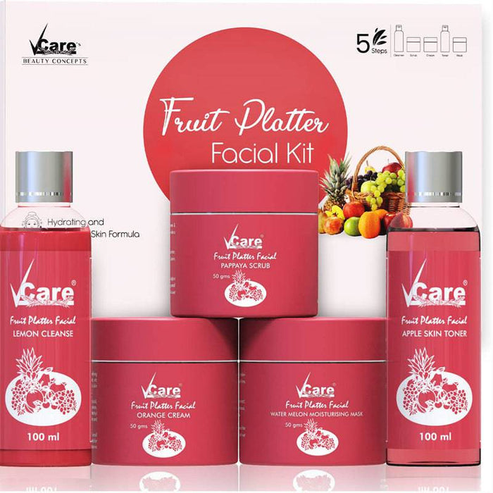 VCare Fruit Platter Facial Kit - FromIndia.com