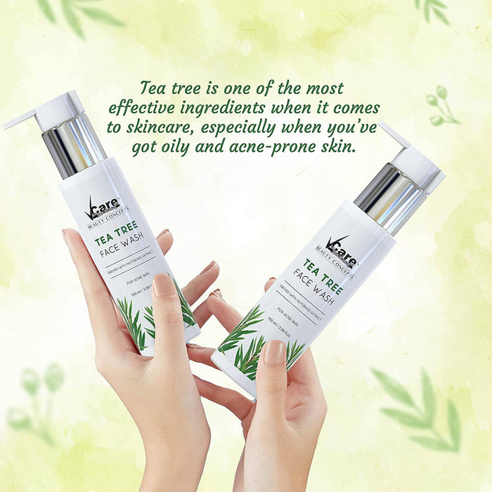 VCare Tea Tree Facewash-100ml - FromIndia.com