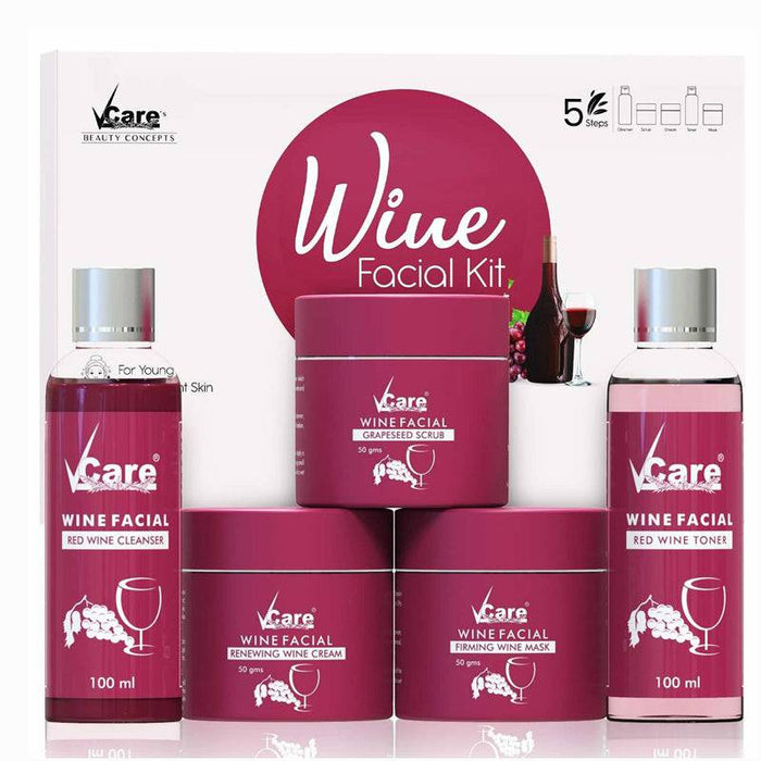 VCare Wine Facial Kit - FromIndia.com