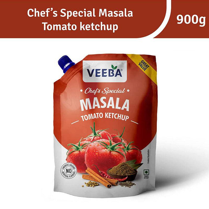 Veeba Masala Tomato Ketchup 900 gm - FromIndia.com