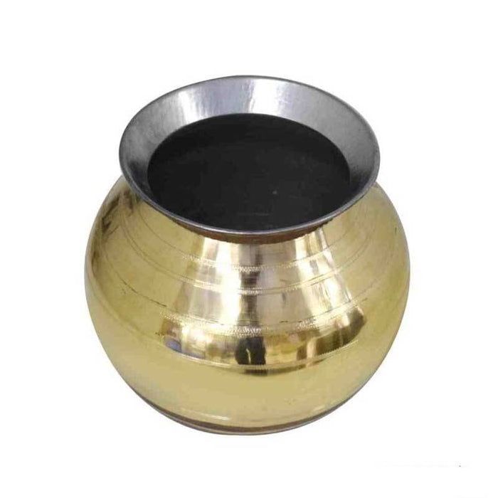 Brass Pongal Pot Uruttu Model  - 750 ml