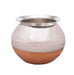 SS Copper Bottom Pongal Pot With Lid 2ltr - FromIndia.com
