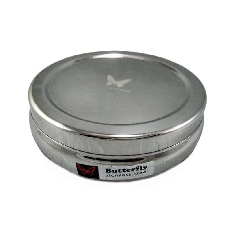 Butterfly Stainless Steel Snacks Dubba - 1 Pc