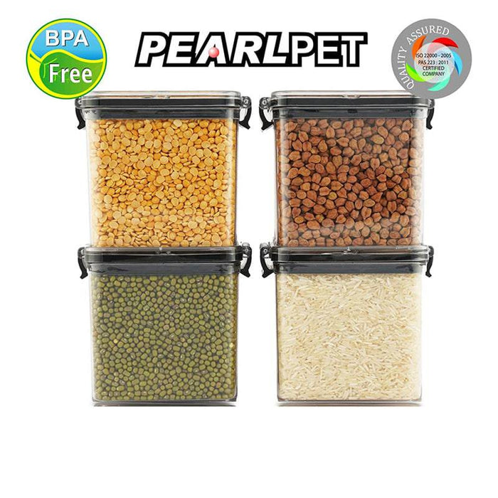Pearlpet Clik & Seal Container Set of 4 - FromIndia.com