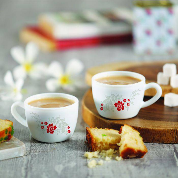 Queen Cup and Saucer Dazzle Monarch-6 pcs - FromIndia.com