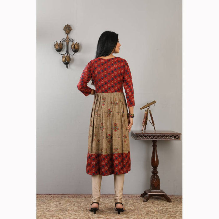 Vidarsha Mom And Daughter Combo Set Kurti - 2397 - FromIndia.com