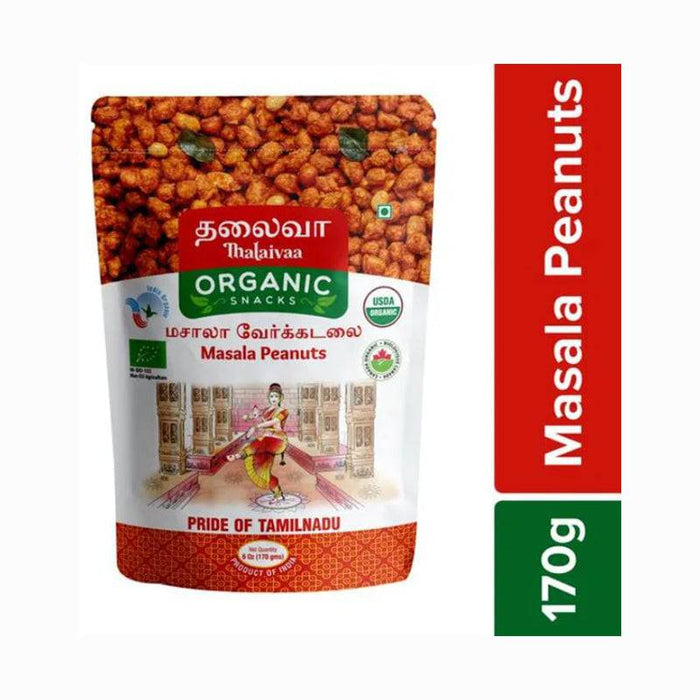 Thalaivaa Masala Peanuts (Certified ORGANIC)170gm - FromIndia.com