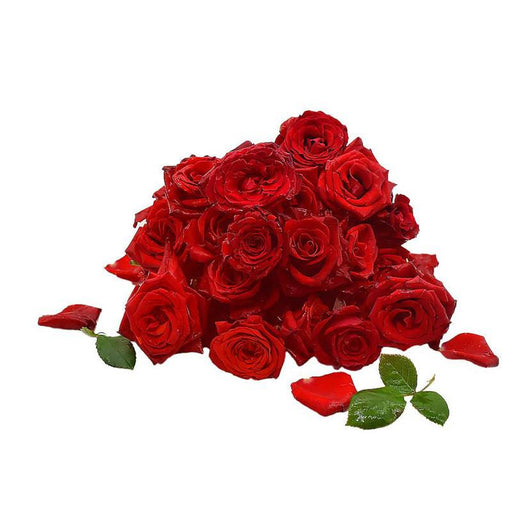 Red Rose Pooja Flower 100g - FromIndia.com