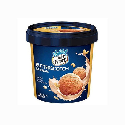 Vadilal Ice Cream Butterscotch (Chilled)1 L - FromIndia.com