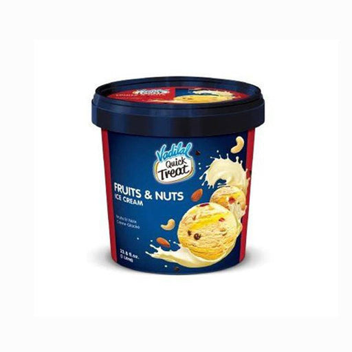 Vadilal Ice Cream Fruits & Nuts (Chilled)1 L - FromIndia.com