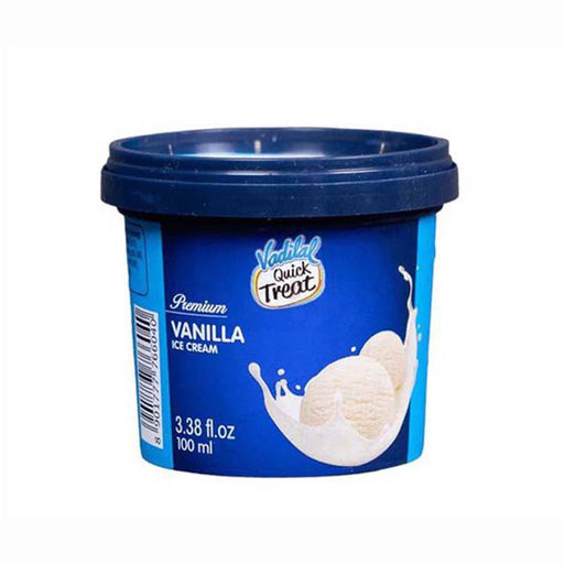 Vadilal Ice Cream Vanilla (Chilled)  100ML - FromIndia.com
