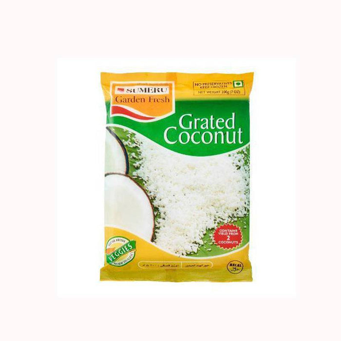 Sumeru Grated Coconut (Frozen) 200g - FromIndia.com