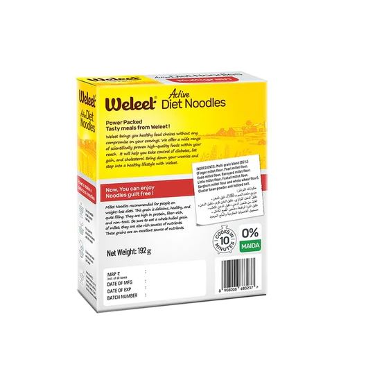 Weleet Active Diet Multigrain Noodles - 192 g