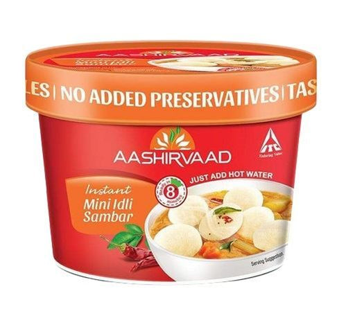 Aashirvaad Instant Home Style Mini Idly Sambar (Ready To Eat)