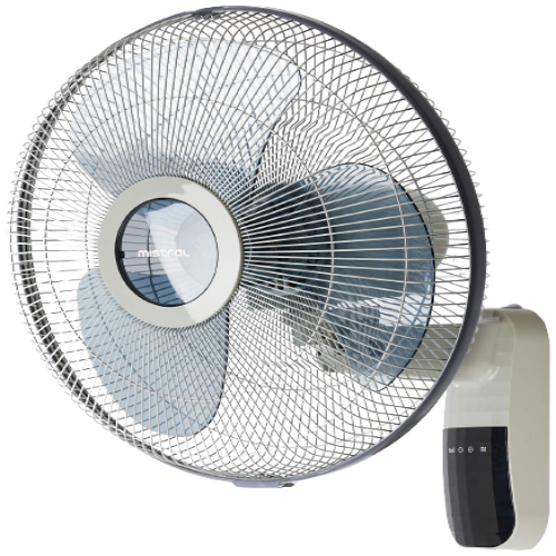 Mistral 16 inch 3 Bladed 3 Speed Control Wall Fan with Remote