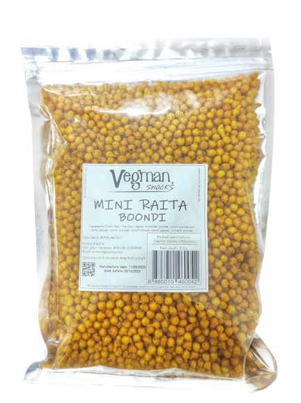 Vegman Snacks Premium Mini Raita Boondi