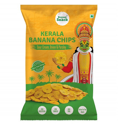 Beyond Snack Kerala Banana Chips Sour Cream Onion Parsley