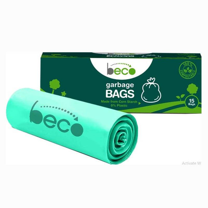 Beco Eco Friendly Compostable Garbage Bags for Dustbin - 10 Bags (Large)